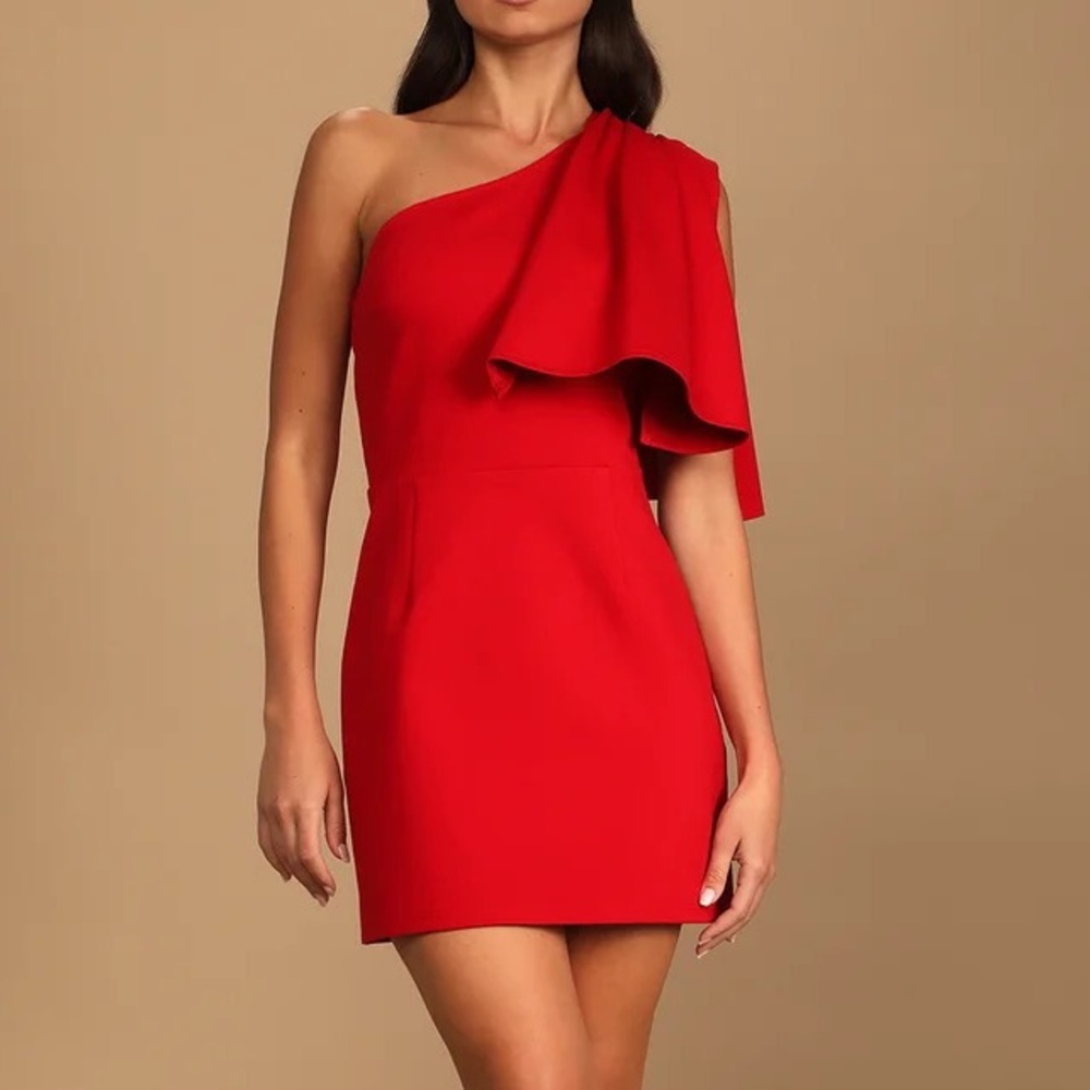Lulus One-shoulder Mini Dress